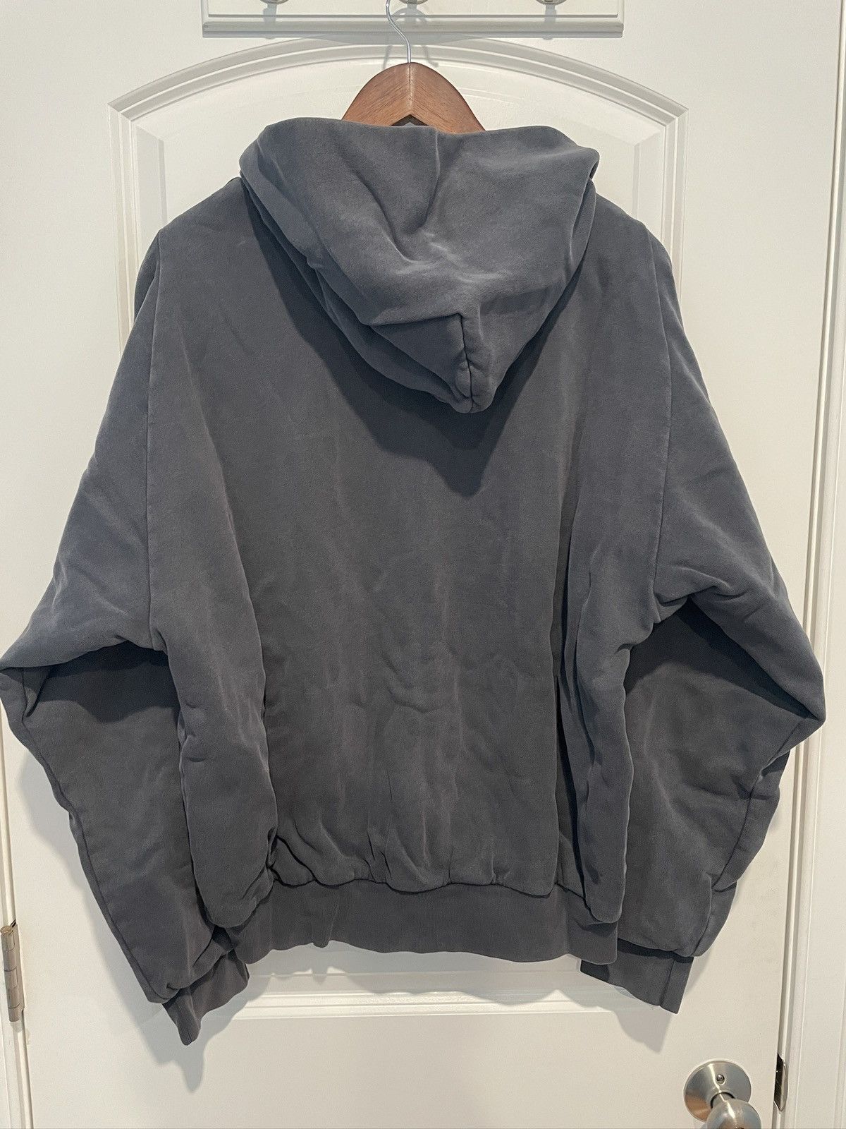 Balenciaga × Gap × Yeezy Yeezy Gap Zip Up Hoodie Poetic Black Large Size US L / EU 52-54 / 3 - 3 Thumbnail