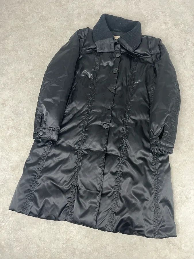 Emporio Armani 1990s Emporio Armani Long Black Puffer Jacket Size US S / EU 44-46 / 1 - 4 Thumbnail
