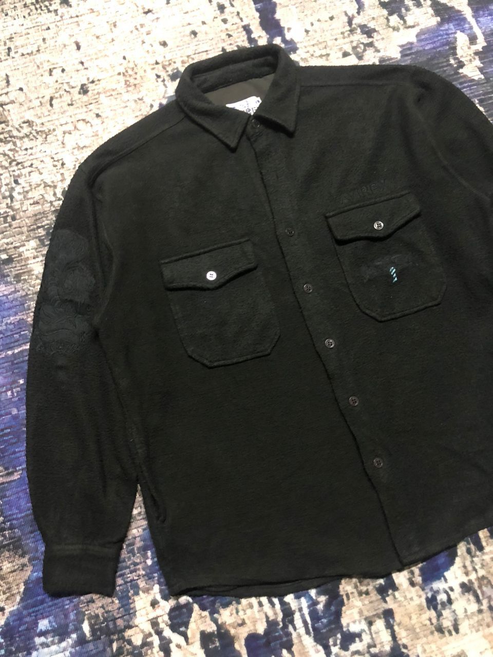 Avirex Avirex Navy Blues Homeward Bound Fleece Shirt Button Up Size US M / EU 48-50 / 2 - 5 Thumbnail