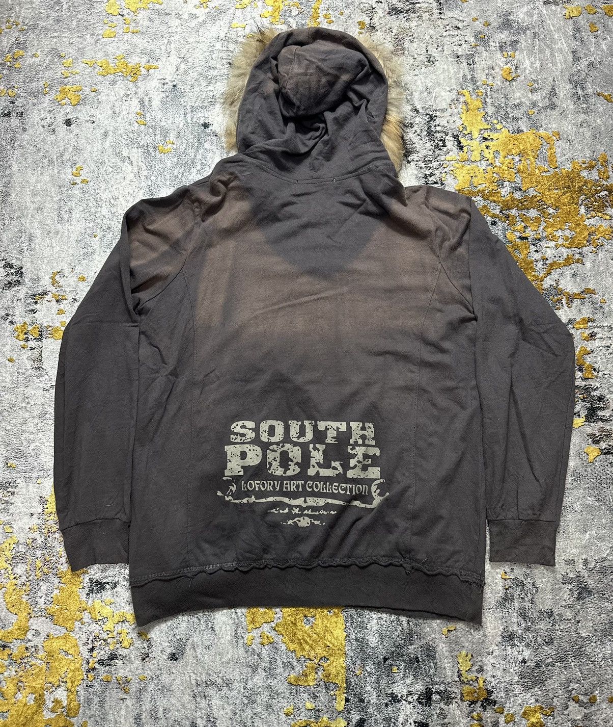 Hysteric Glamour SUN FADED SKY ON THE ICE FUR HOODIE IFSIXWASNINE PUNK STYLE Size US L / EU 52-54 / 3 - 2 Thumbnail