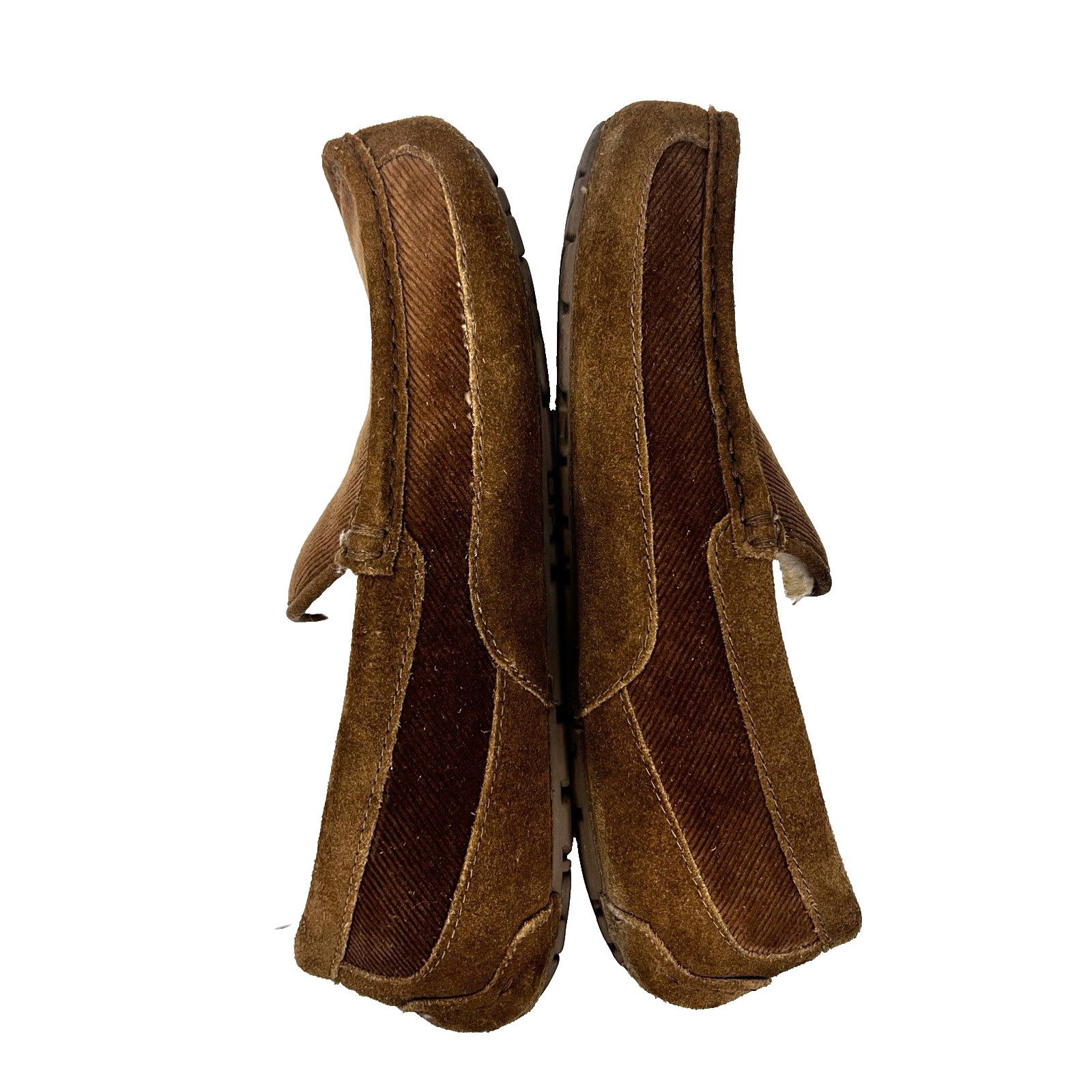 Ugg UGG Ascot Corduroy Brown Leather Sherpa Mens US 11 Slippers Size US 11 / EU 44 - 5 Thumbnail