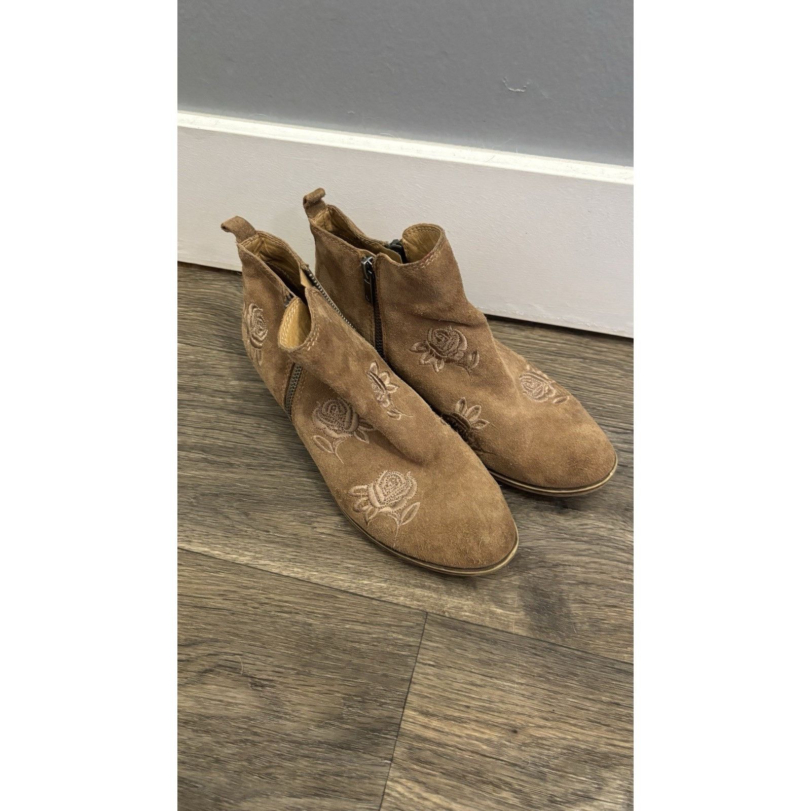 Lucky Brand Lucky Brand Brown Booties Size 8 Size US 8 / IT 38 - 1 Thumbnail