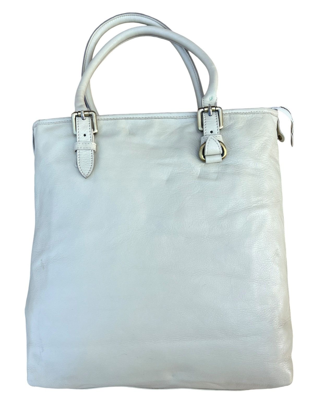 Leather F. Clio Milano Patina Leather Tote Bag Size ONE SIZE - 8 Thumbnail