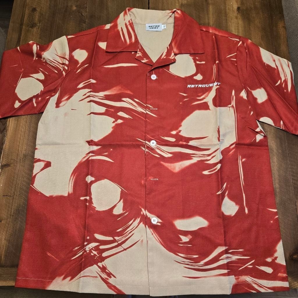 RETROVERT Retrovert Red Button Down Casual Shirt Size XL NWT Size US XL / EU 56 / 4 - 1 Thumbnail