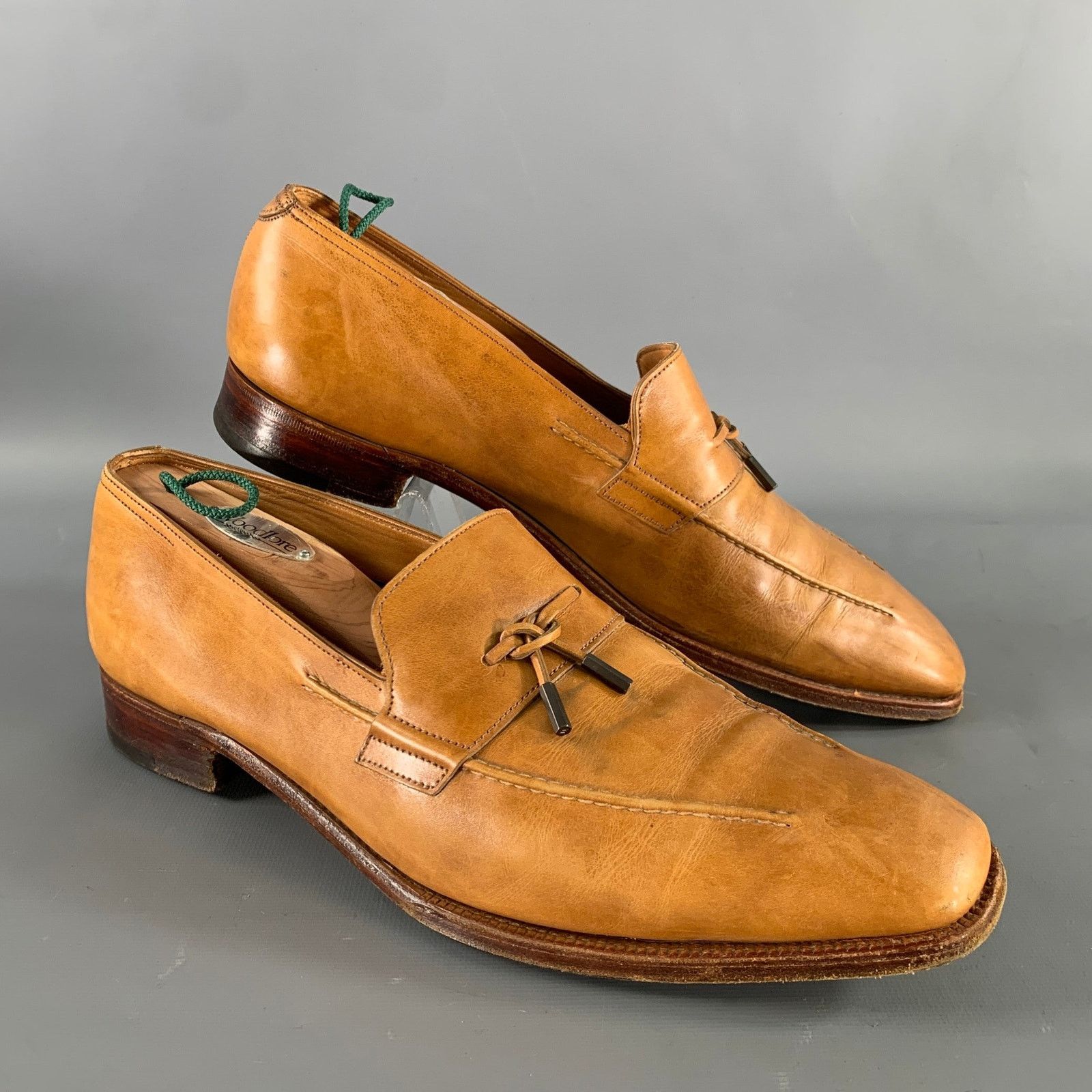 John Lobb JOHN LOBB Size 9.5 Tan Leather Tassels Loafers Size US 9.5 / EU 42-43 - 1 Thumbnail