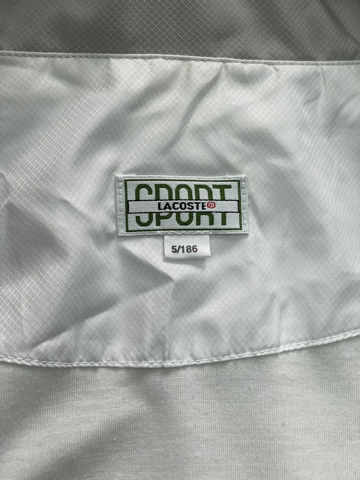 Lacoste Lacoste sport track suit white nylon hype polo y2k retro Size US 36 / EU 52 - 4 Thumbnail