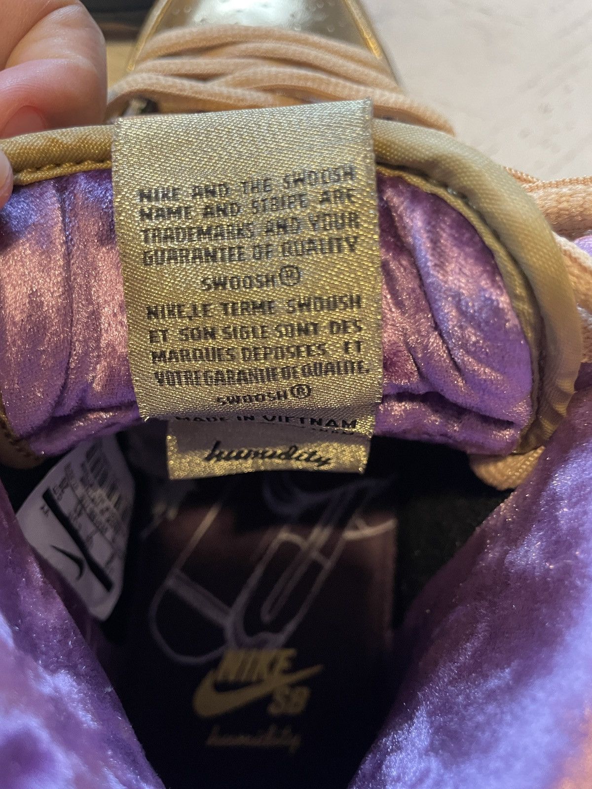 Nike 2018 Humidity x Dunk High SB 'Trumpet' Size US 8 / EU 41 - 5 Thumbnail