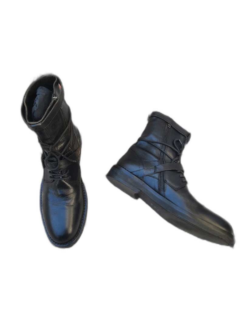 Ann Demeulemeester Ann Demeulemeester Men's Combat Boots Size US 11 / IT 41 - 1 Thumbnail