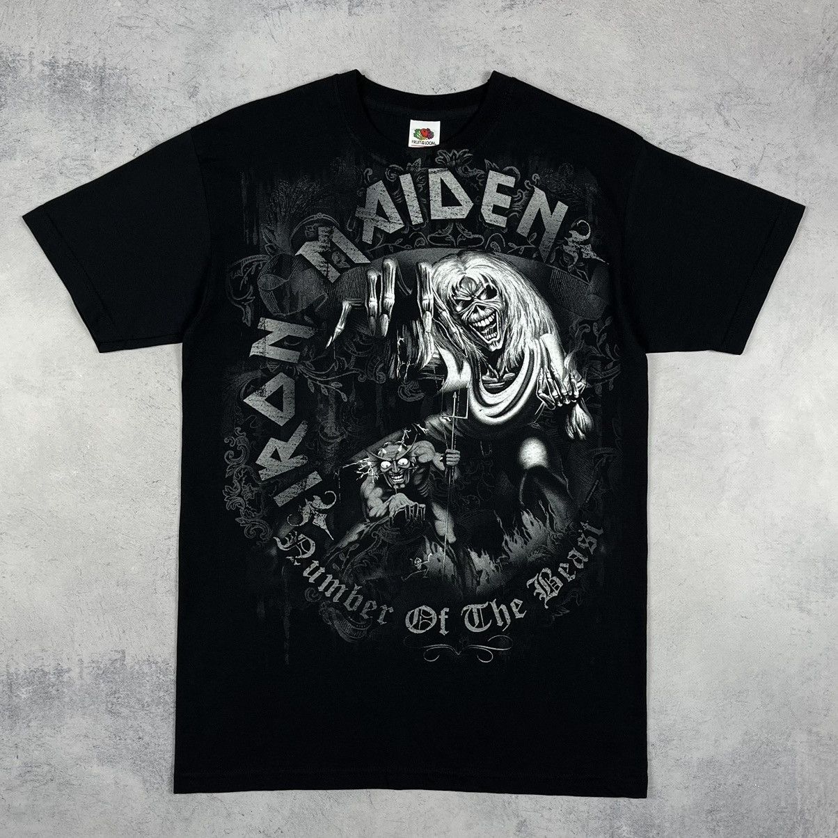 Band Tees Vintage Iron Maiden AOP rock band tee 90’s Size US S / EU 44-46 / 1 - 2 Thumbnail