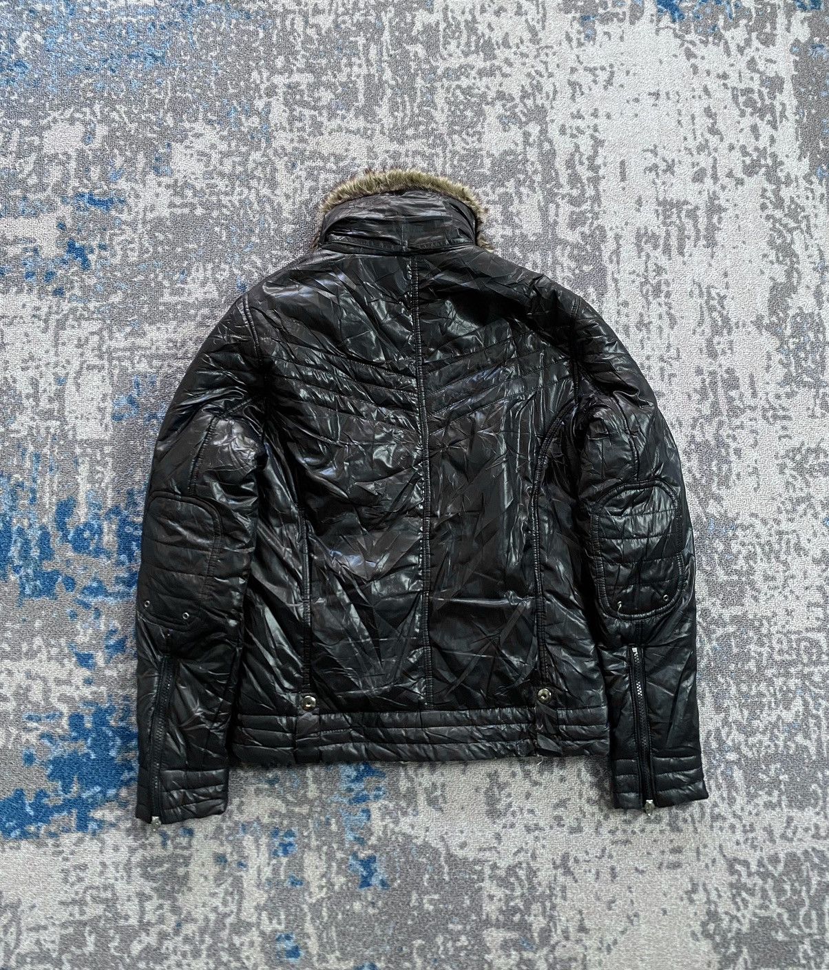 Le Grande Bleu (L.G.B.) Bike Star Japanes Puffer Jacket Vkei Ifsix Style Size US M / EU 48-50 / 2 - 7 Thumbnail