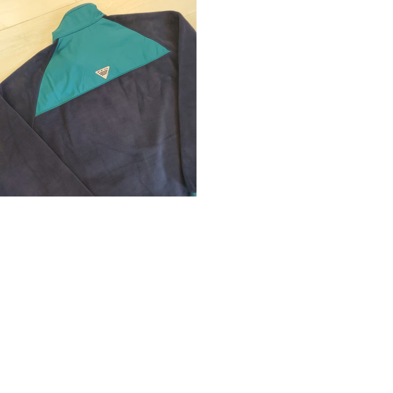 Vintage Columbia PFG Fleece Full Zip Jacket Mens Blue XL Sleeve Mock Neck Windstopper Jacket Size US XL / EU 56 / 4 - 9 Thumbnail