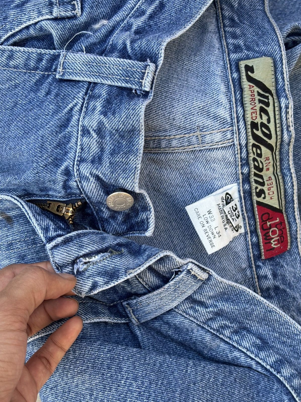 JNCO Vintage 90s Jnco spellout Jeans Size US 34 / EU 50 - 7 Thumbnail