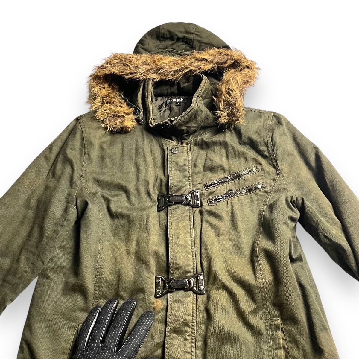 If Six Was Nine × In The Attic × Le Grande Bleu (L.G.B.) 🇯🇵 IN THE ATTIC FUR HOODIE PARKA JACKET Size US L / EU 52-54 / 3 - 6 Thumbnail