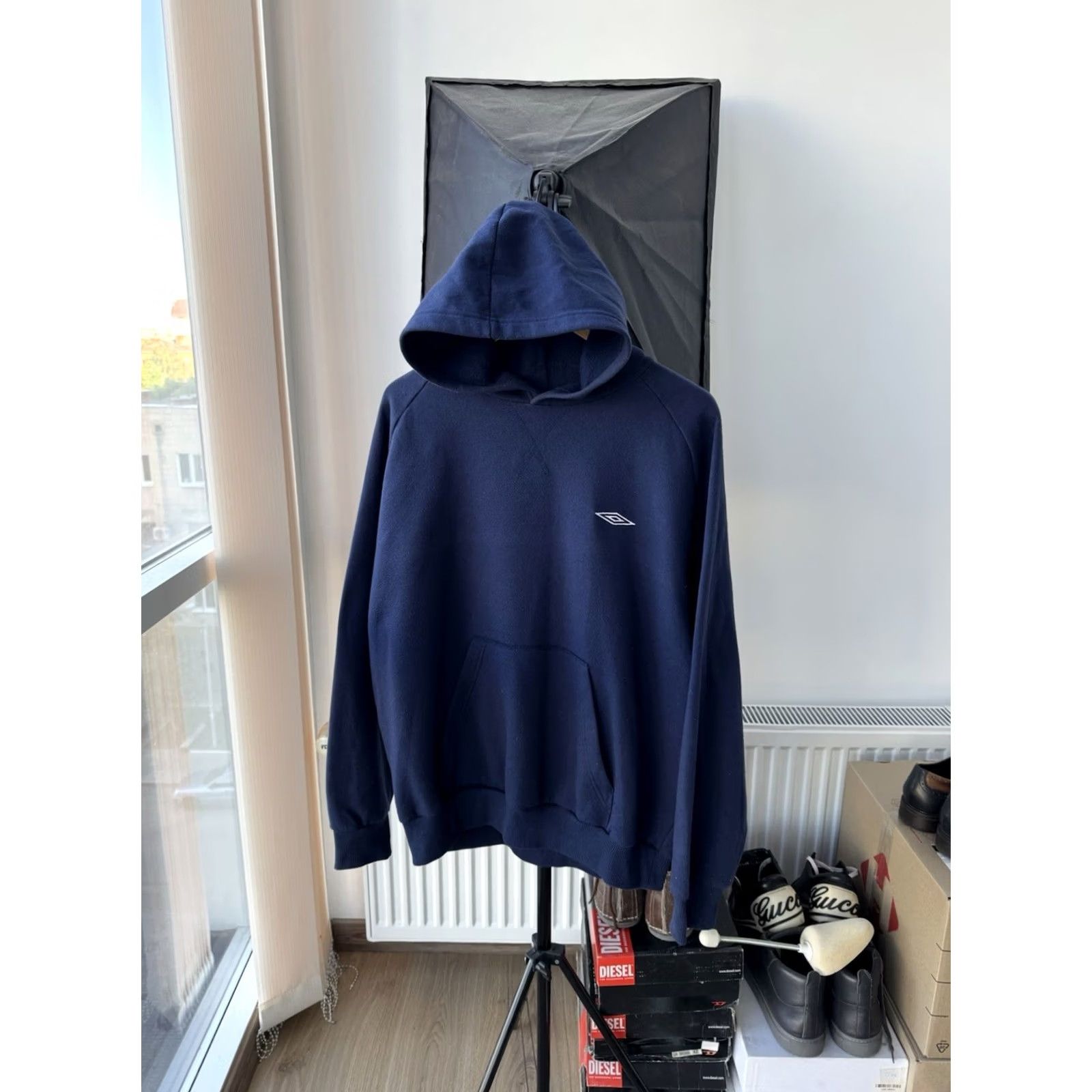 Umbro Umbro Hoodie 90s Crew Neck Men XL Blue Vintage Logo Pullover Streetwear Size US XL / EU 56 / 4 - 2 Thumbnail