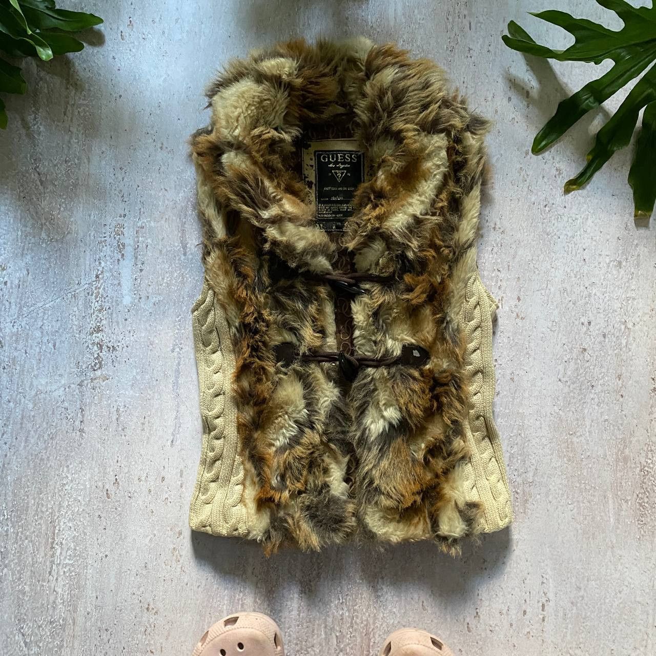 Guess × Seditionaries × Vintage VINTAGE Y2K GUESS GLAMOUR FUR VEST RARE Size XS / US 0-2 / IT 36-38 - 7 Thumbnail