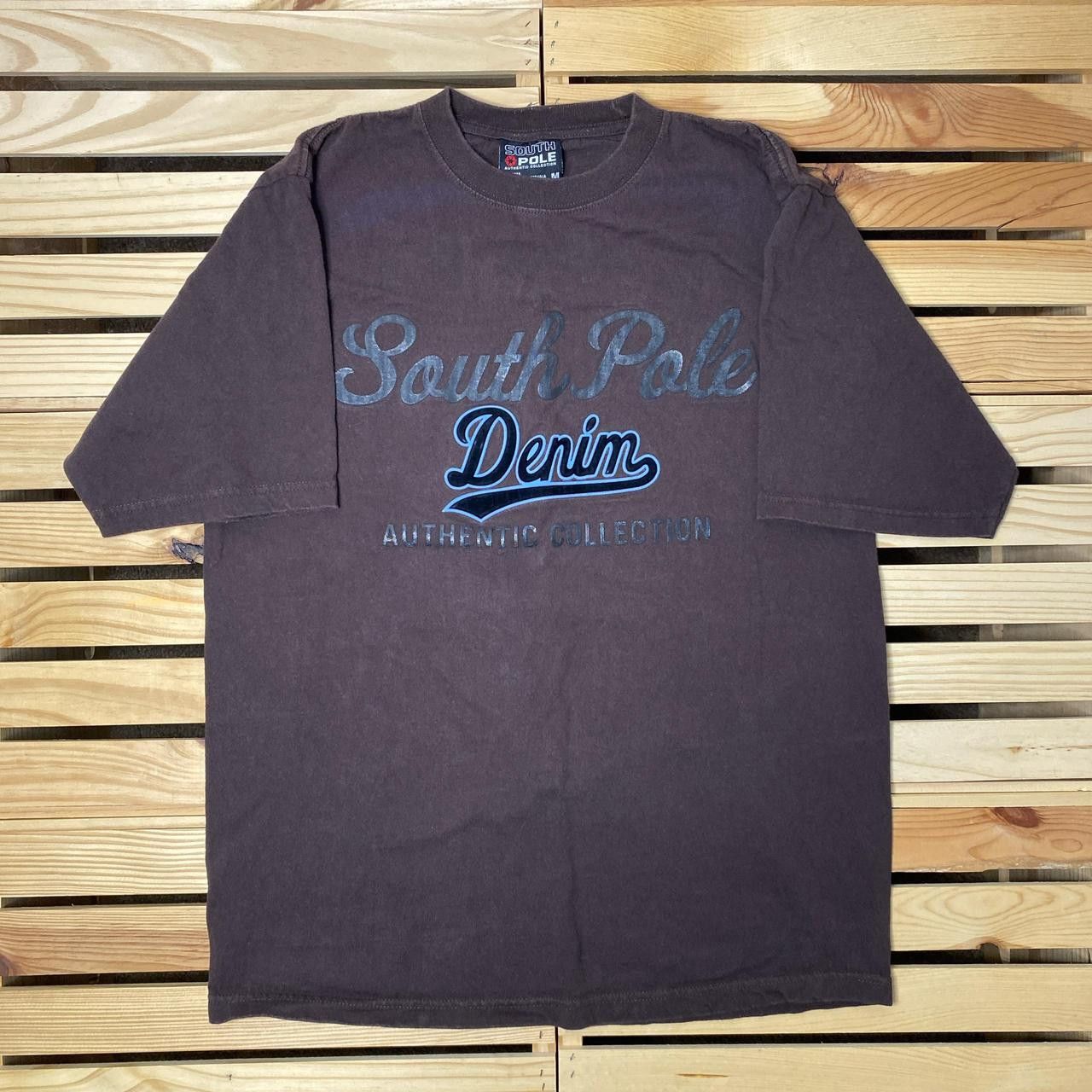 Southpole Vintage Southpole Faded Brown Y2K Hip Hop Tee Size Medium Size US M / EU 48-50 / 2 - 1 Thumbnail