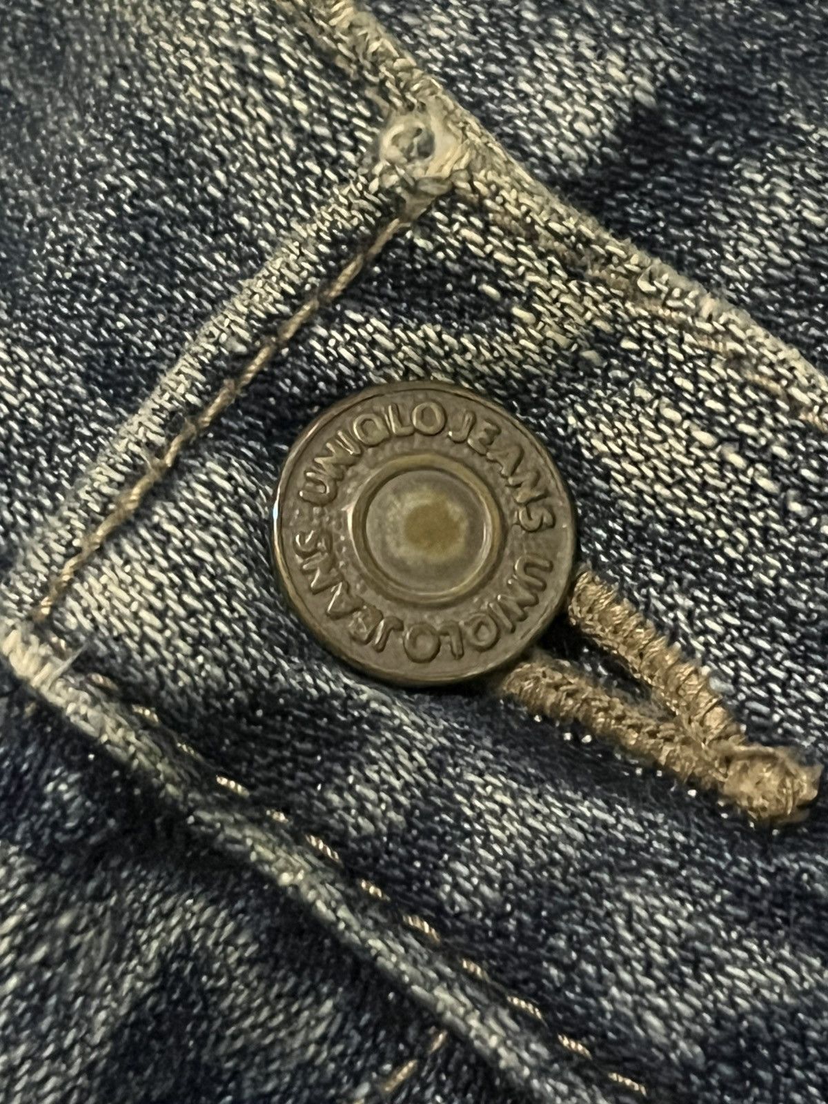 Japanese Brand × Uniqlo ⚡️Trashed⚡️Japanese Brand Uniqlo Broken Denim Blue Wash Jeans Size US 32 / EU 48 - 7 Thumbnail