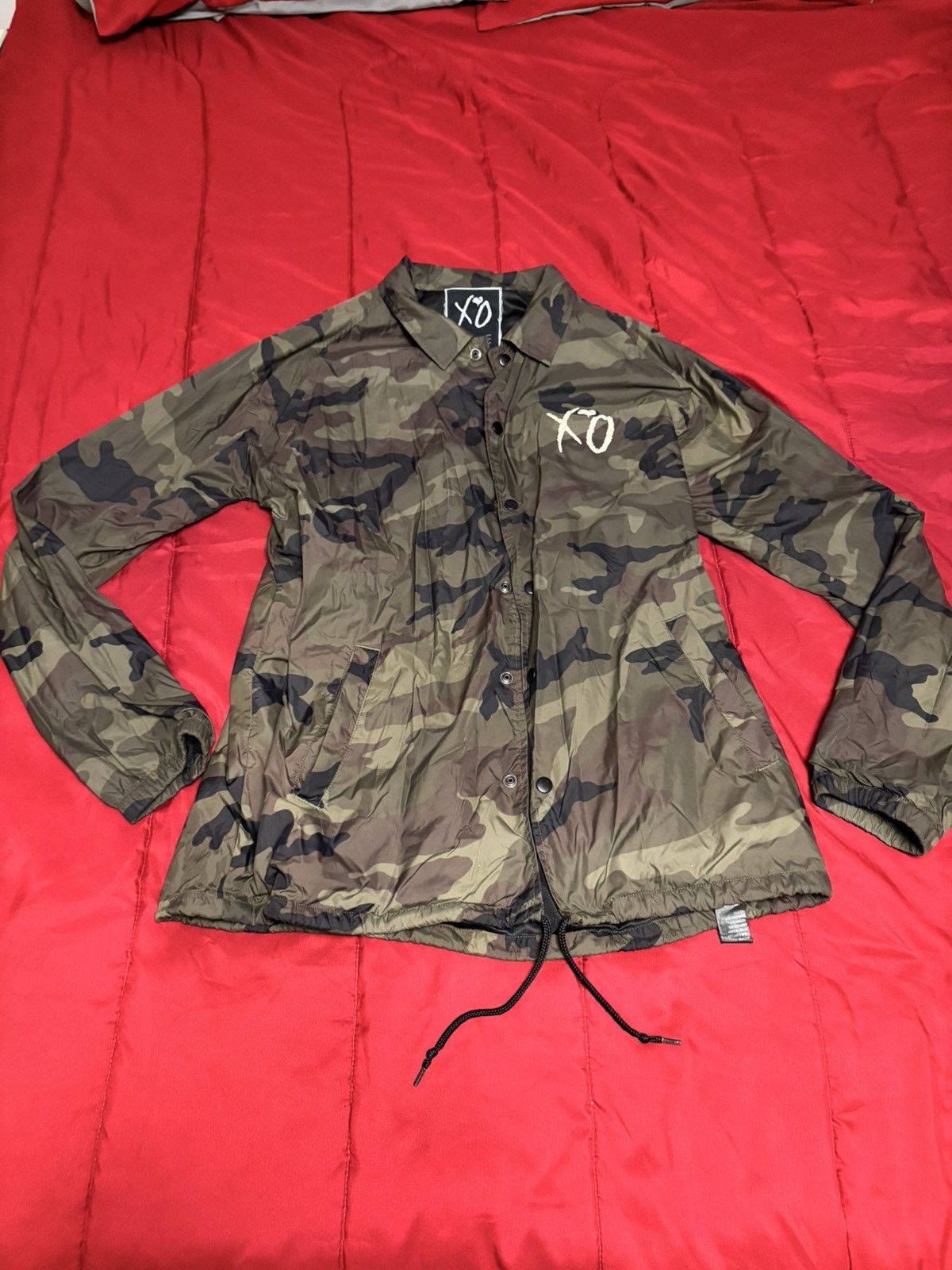 The Weeknd Camo Cut and Sew Starboy-era Jacket