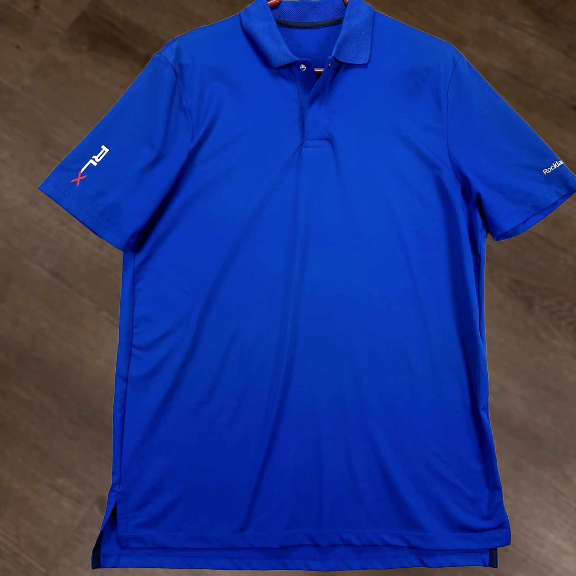 RLX Ralph Lauren VINTAGE RLX Ralph Lauren Men Polo Shirt Medium Blue Rugby Performance Tech Stretch Logo Size US M / EU 48-50 / 2 - 1 Thumbnail