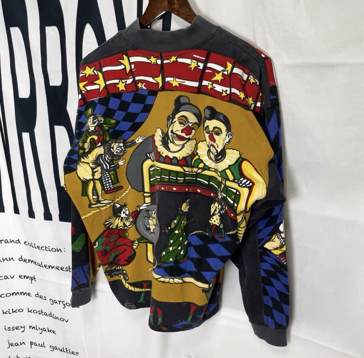 Versace Jeans Couture Versace Jeans Couture Clown Print Mock Neck Long Sleeve J29 Size US S / EU 44-46 / 1 - 3 Thumbnail