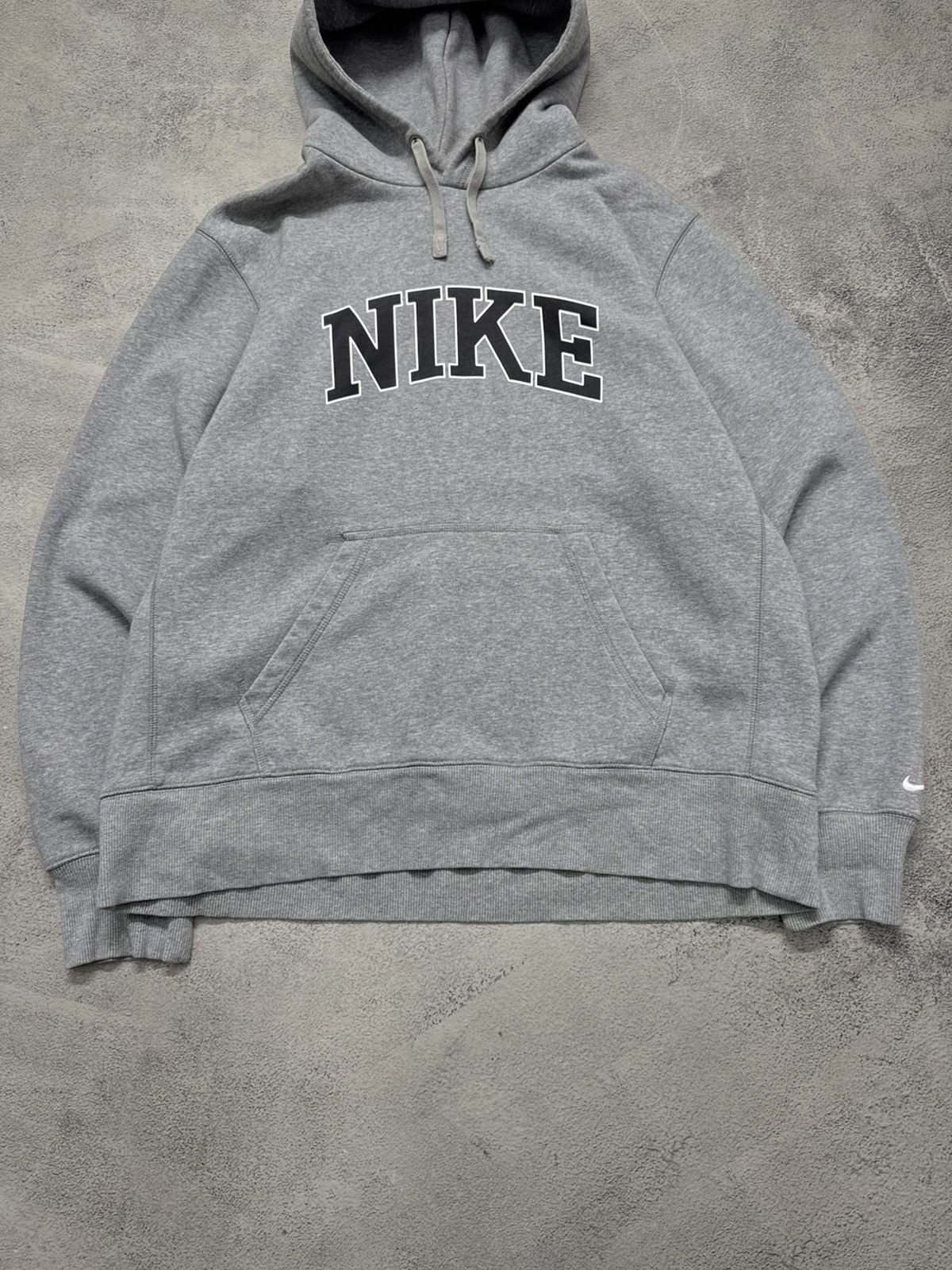 Nike Vintage Y2K Nike Big Swoosh Hoodie 00’s Size US XL / EU 56 / 4 - 7 Thumbnail