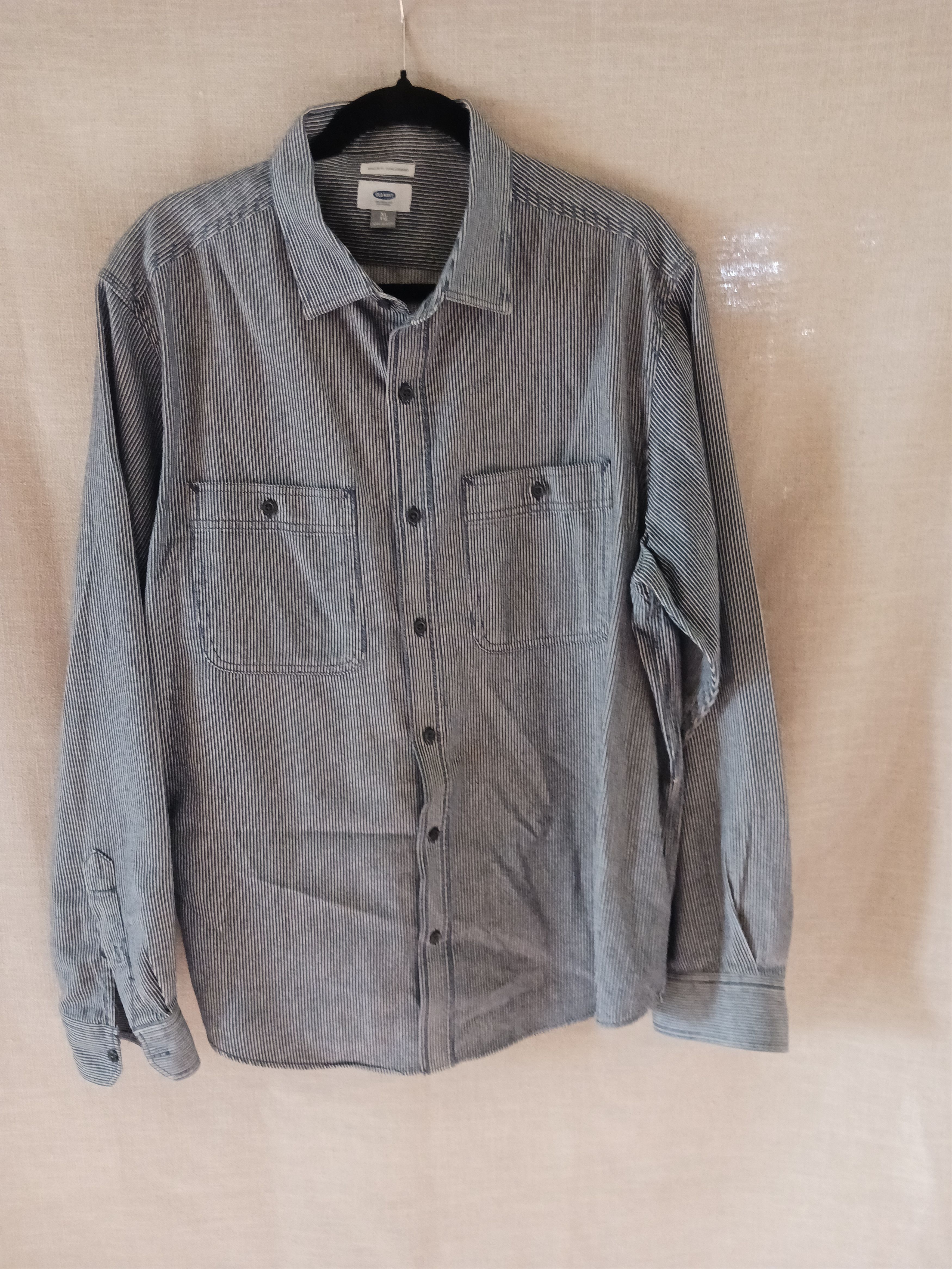 Old Navy Vintage 90's Men's Long Sleeve Striped Shirt Size US M / EU 48-50 / 2 - 1 Thumbnail