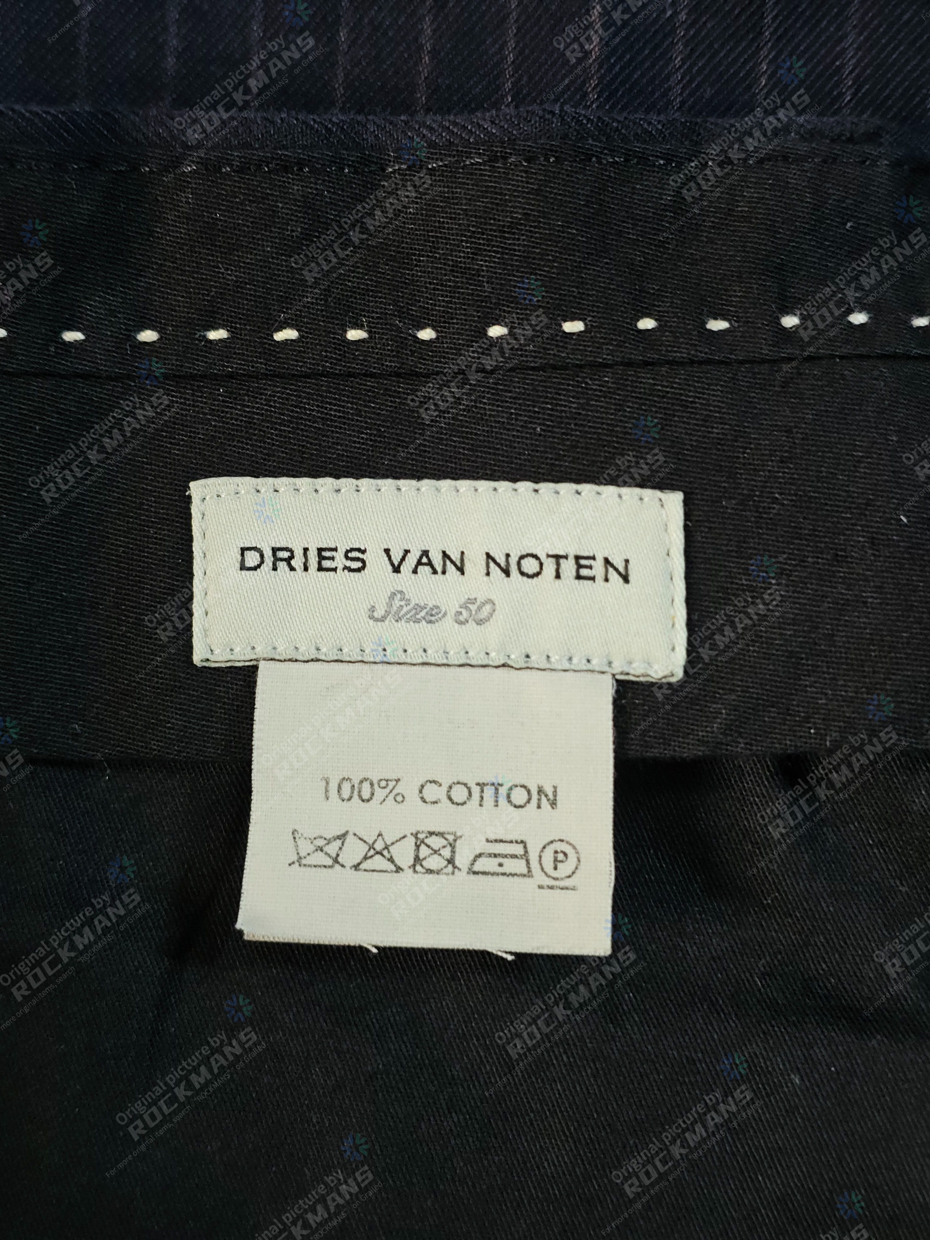 Dries Van Noten DRIES VAN NOTEN Vertical-Striped Casual Pants, Size 50 Size US 34 / EU 50 - 6 Thumbnail
