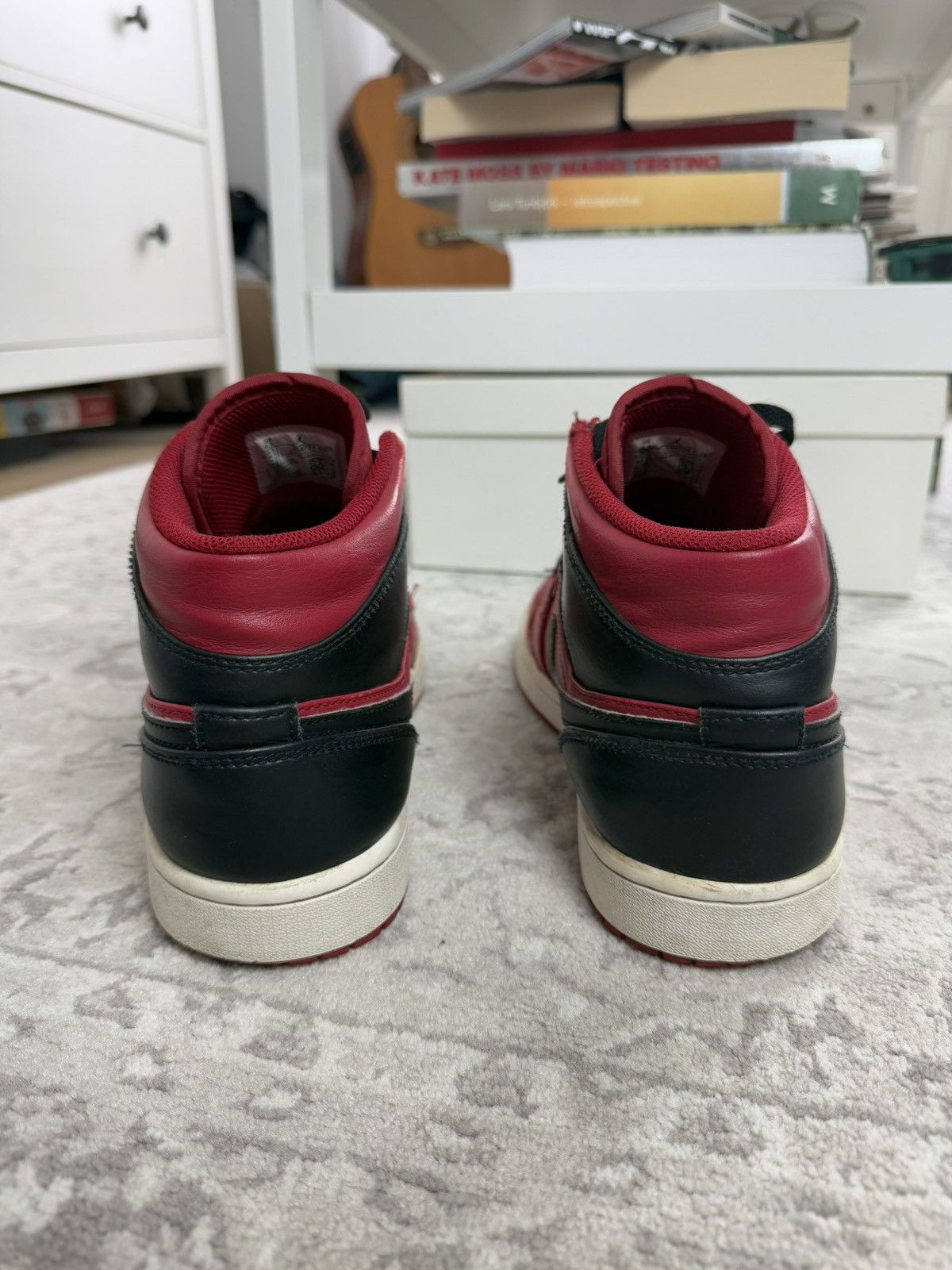 Jordan Brand × Nike Nike Jordan mid Reverse bred US9.5 streetwear basketball y2k Size US 9.5 / EU 42-43 - 9 Thumbnail