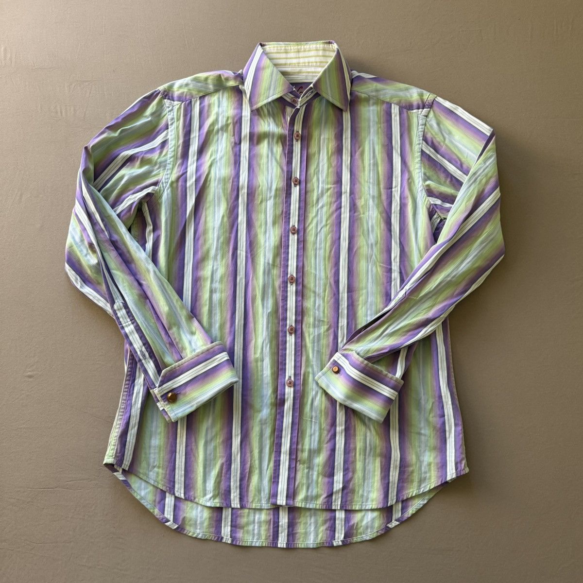Robert Graham Robert Graham Striped LONG SLEEVE BUTTON DOWN SHIRT Size US M / EU 48-50 / 2 - 1 Thumbnail