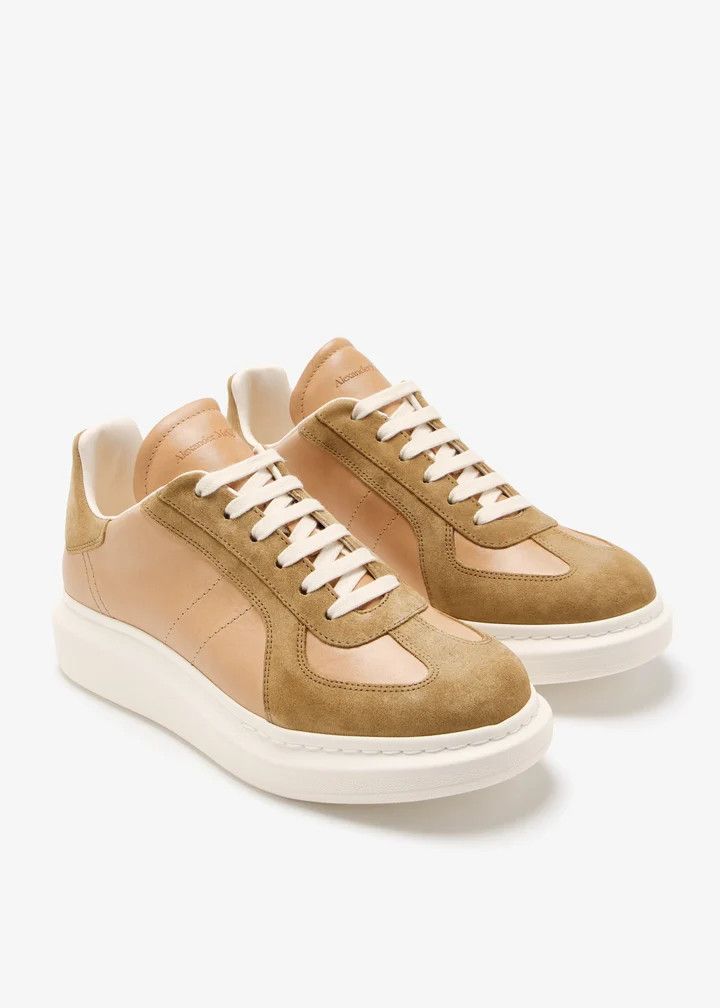 Alexander McQueen o1w1db10925 Oversized Retro Sneaker in Light Brown Size US 9 / EU 42 - 3 Thumbnail