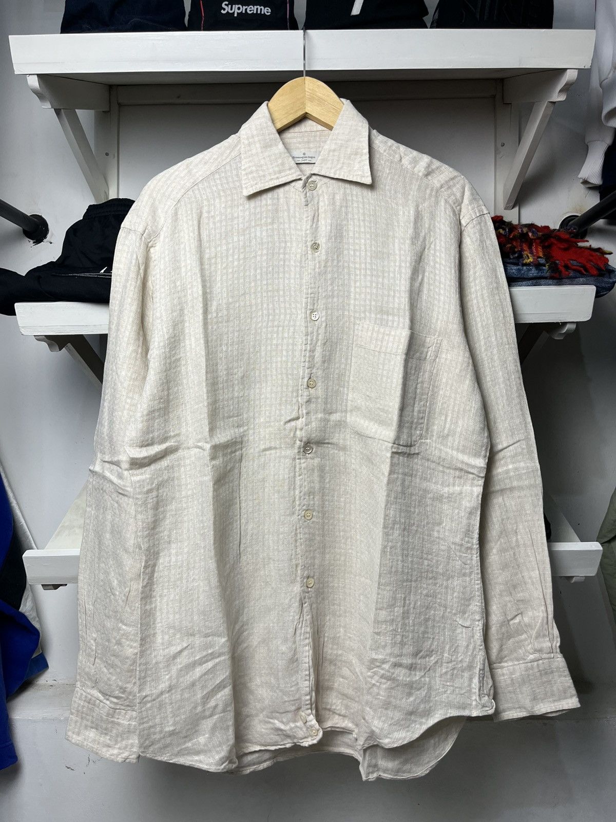 Ermenegildo Zegna Ermenegildo zegna Linen Shirt Size US L / EU 52-54 / 3 - 1 Thumbnail