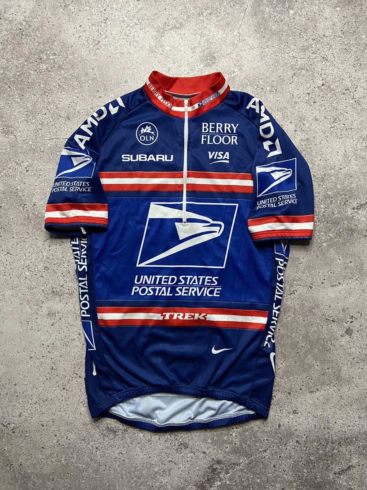 Nike × Vintage NIKE Postal Service US TREK Subaru Cycling Jersey Bike Size US M / EU 48-50 / 2 - 1 Thumbnail