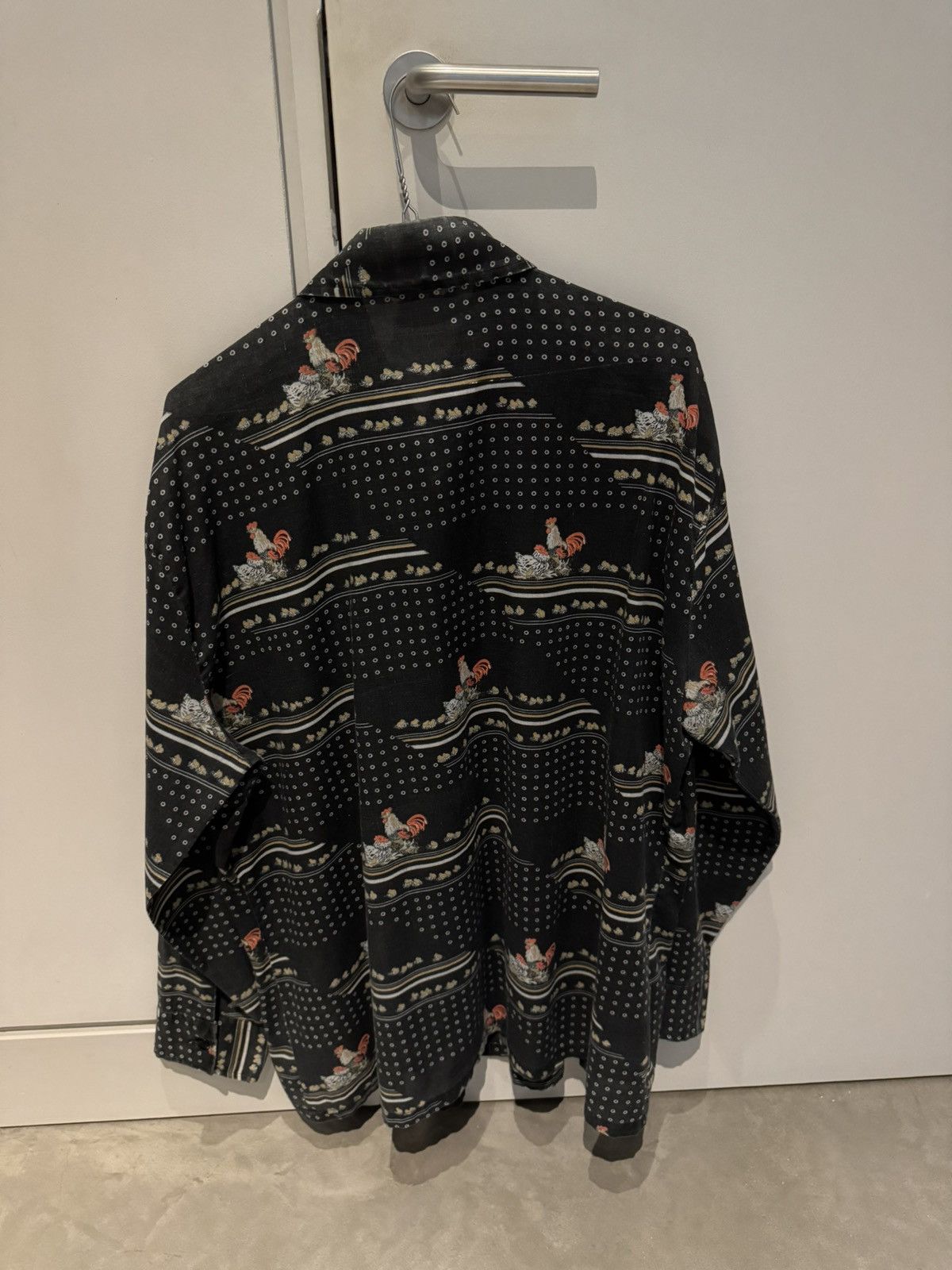 Wrangler Very fun vintage shirt with chicken print graphic Size US XL / EU 56 / 4 - 4 Thumbnail
