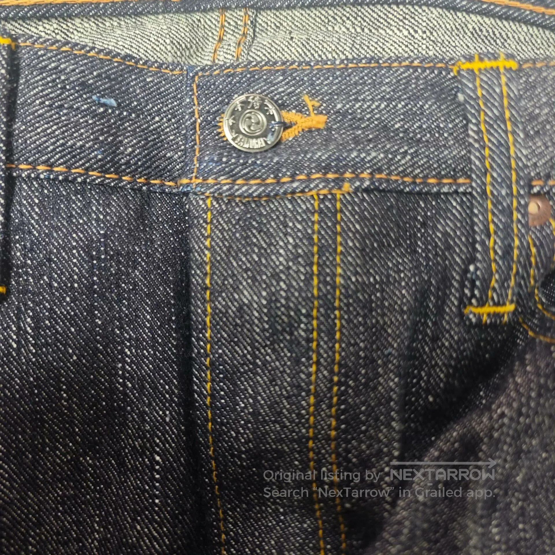 Samurai Jeans Samurai S110J Straight Blade Denim Jeans. Size US 34 / EU 50 - 3 Thumbnail