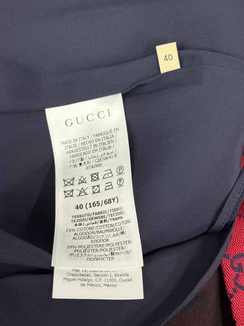 Gucci Gucci Red full logo skirt Size 26" / US 2 / IT 38 - 5 Thumbnail