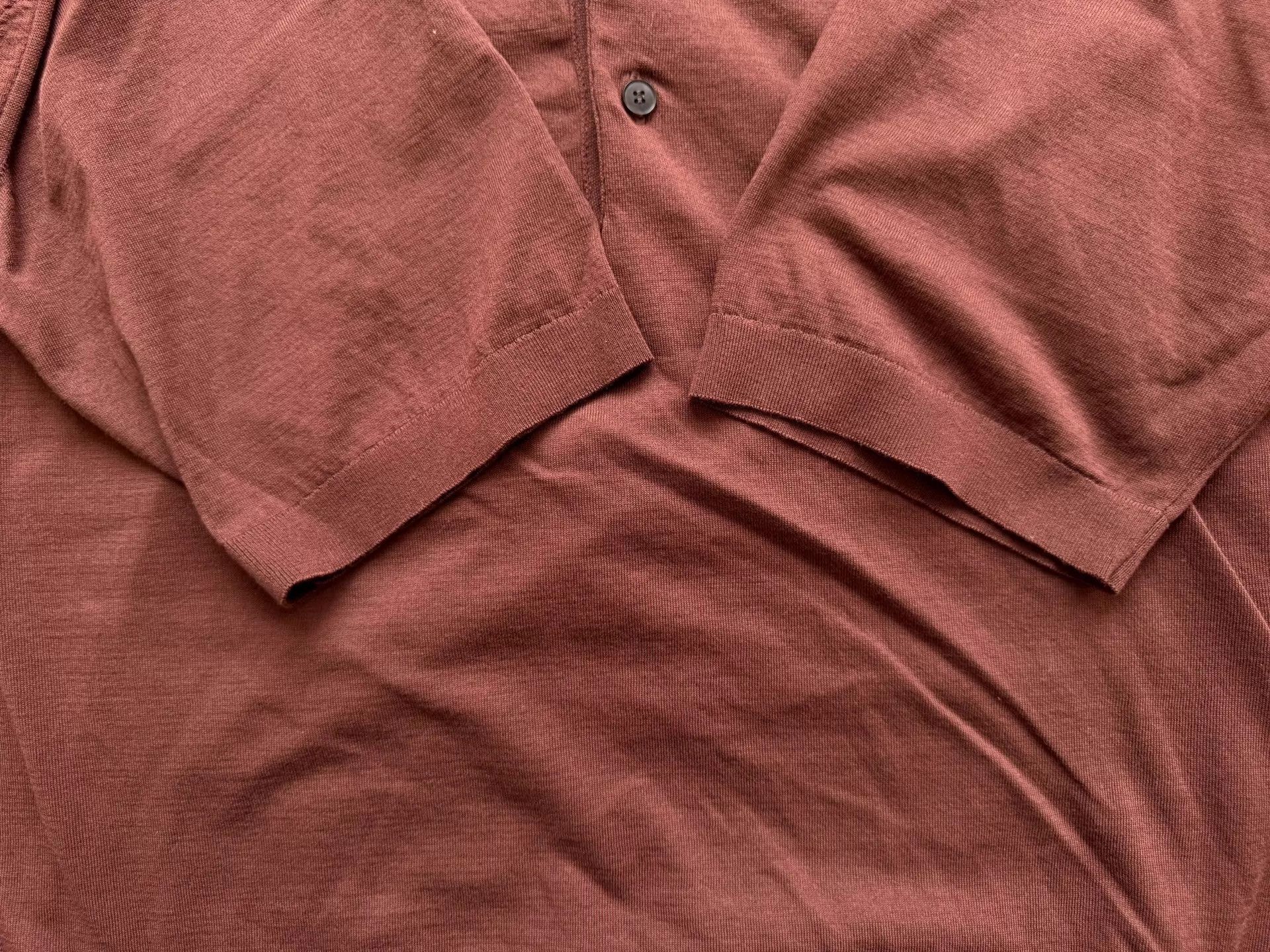 Auralee AURALEE 25SS High Gauge Knit Polo Brown 3 Strong Twist LSC Size US L / EU 52-54 / 3 - 6 Thumbnail