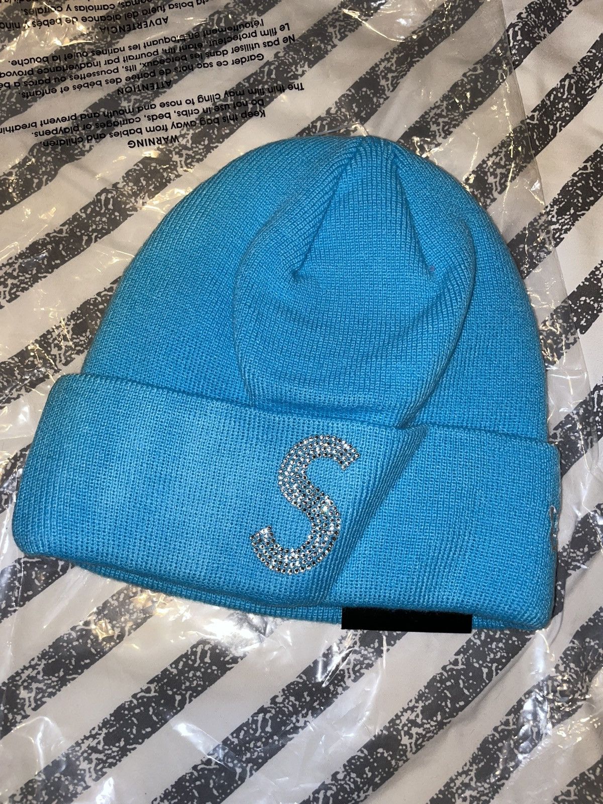 Supreme swarovski beanie outlet