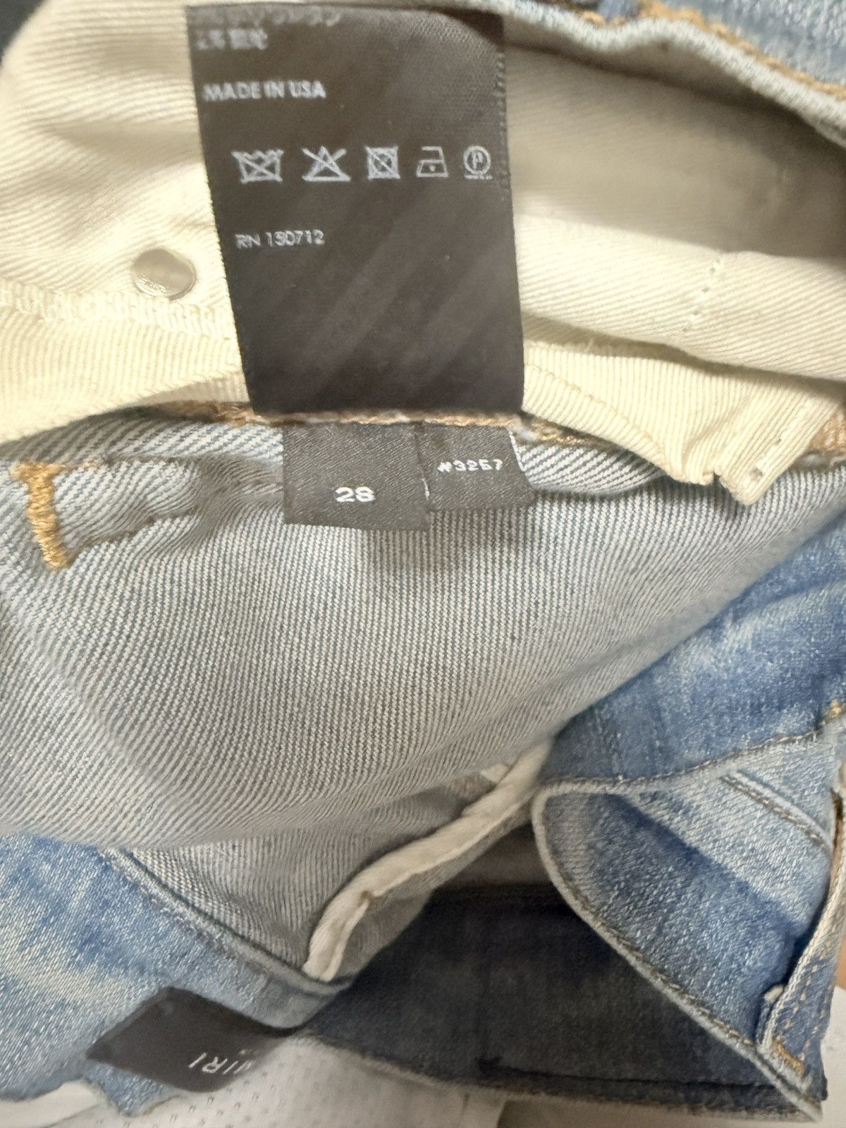 Amiri Amiri MX2 blue camo jeans Size US 28 / EU 44 - 6 Thumbnail