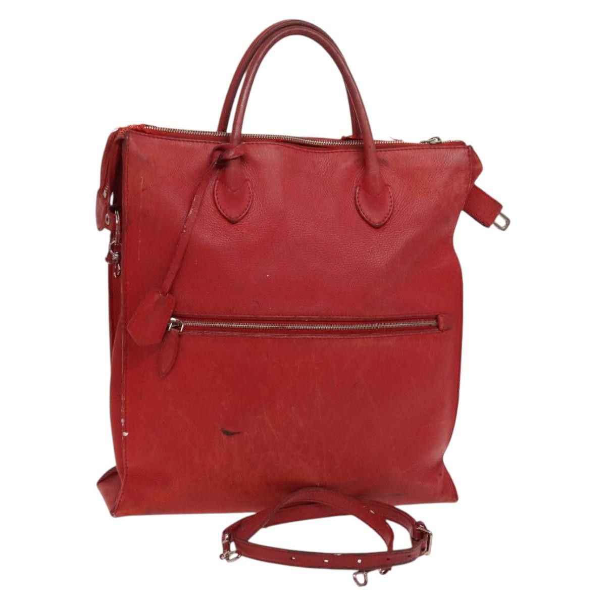 Louis Vuitton LOUIS VUITTON Hand Bag 2014stainless Steel Red Size ONE SIZE - 1 Thumbnail