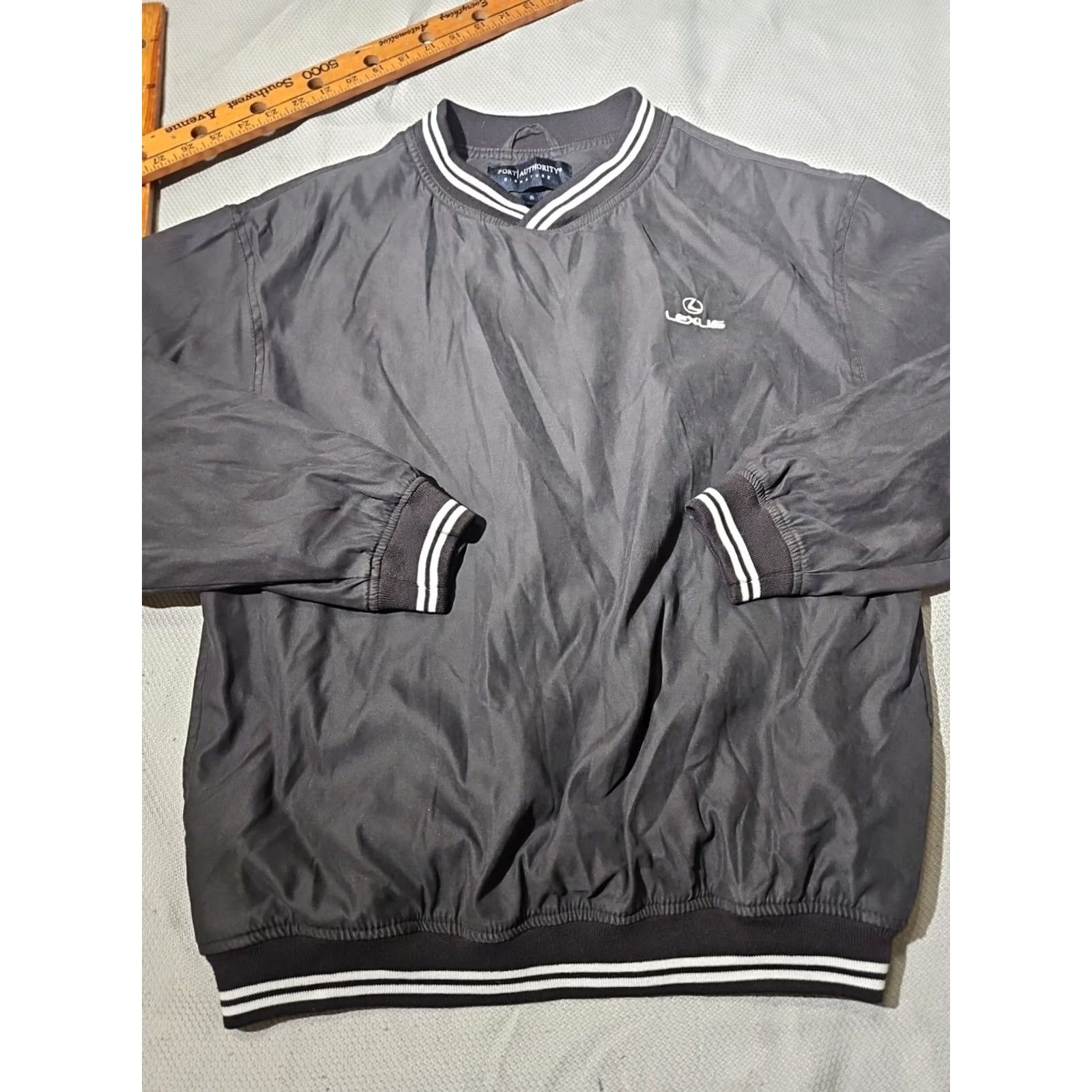 Port Authority Lexus Port Authority Jacket Mens Small Black Windbreaker Pullover Driving Golf Size US S / EU 44-46 / 1 - 2 Thumbnail