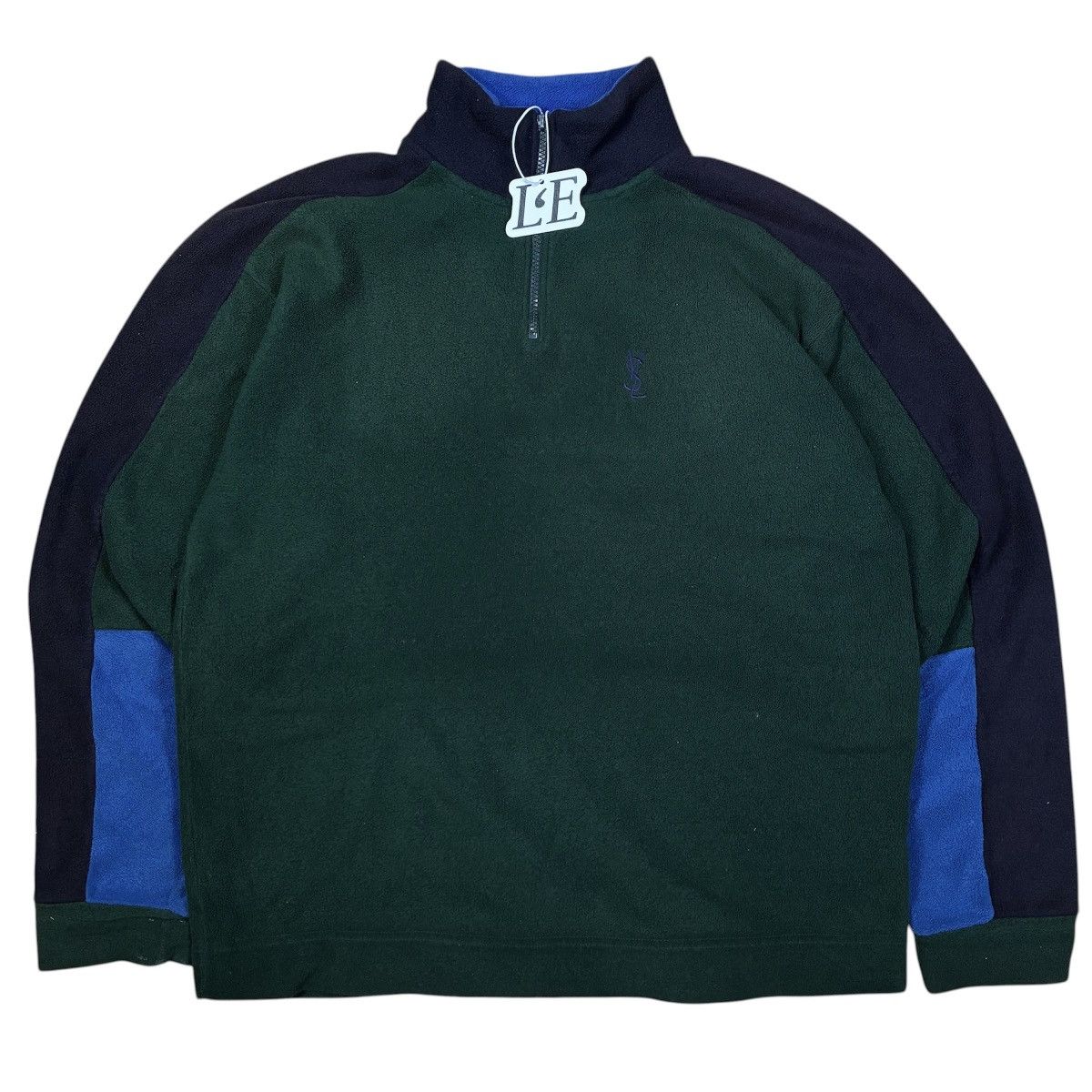 Yves Saint Laurent Mens Yves Saint Laurent Vintage Fleece Jacket Size L Size US L / EU 52-54 / 3 - 1 Thumbnail