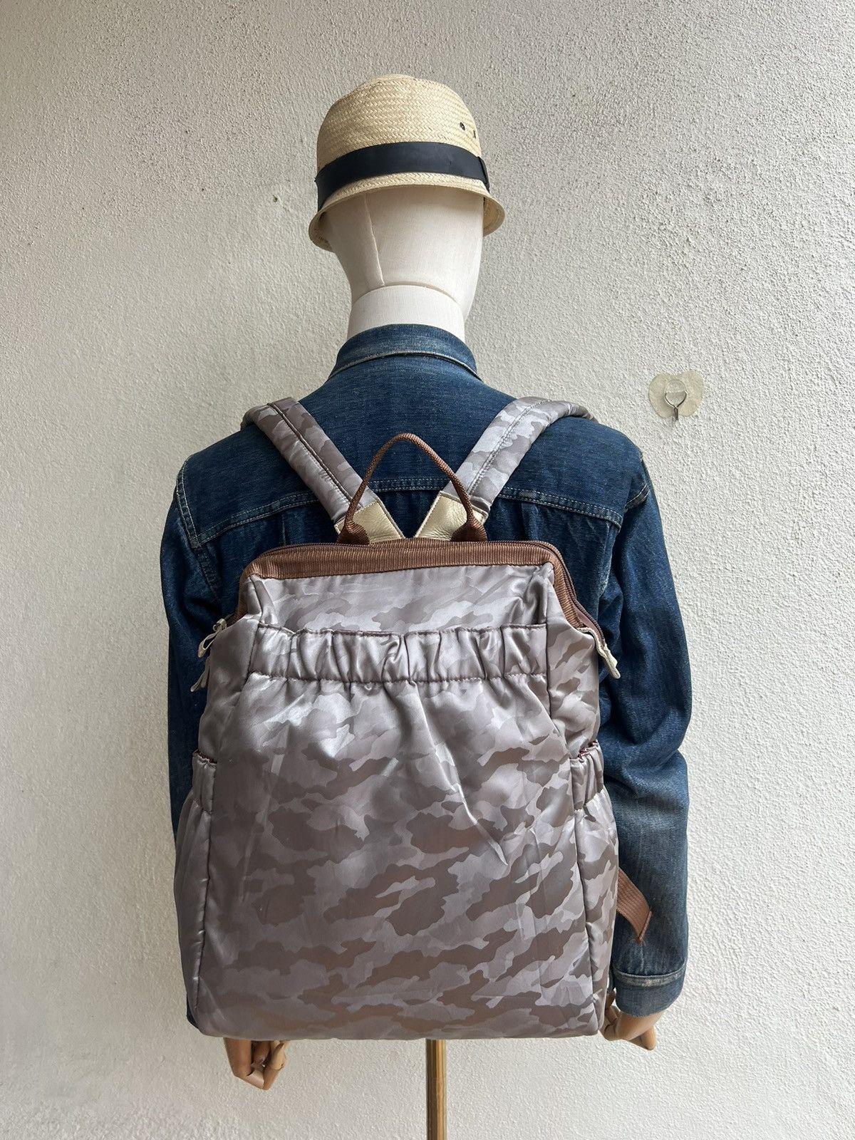 Vintage Artisan & Artist Japan Camouflage Backpack Bag Rucksack Size ONE SIZE - 3 Thumbnail