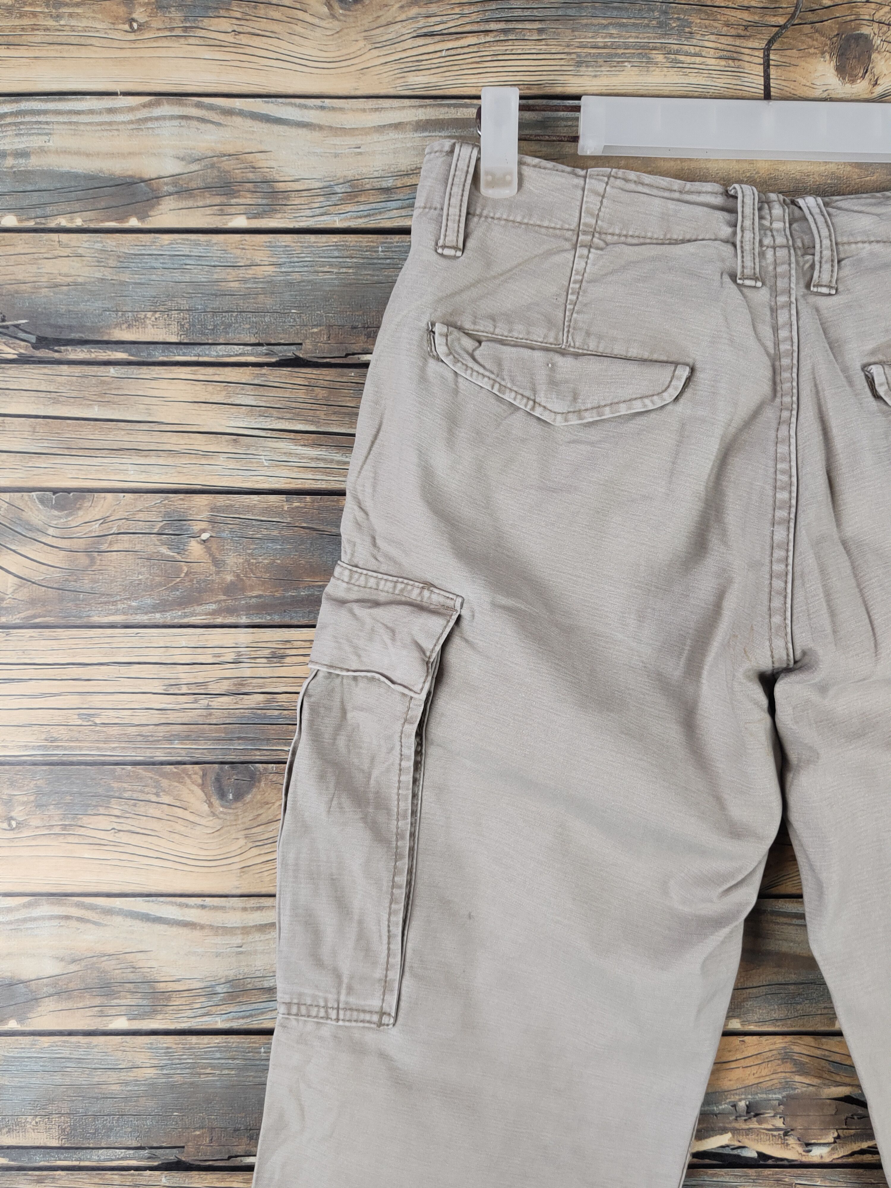 Japanese Brand DL Back Number Gray Multipocket Tactical Cargo Pants #1958 Size US 29 - 8 Thumbnail
