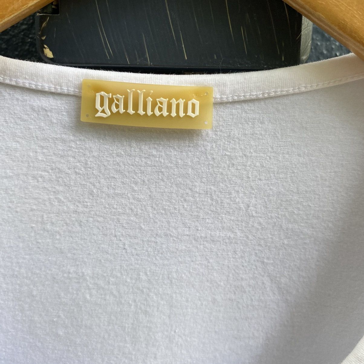 John Galliano John Galliano Y2K White Embellished Galliano Skull Tee Size S / US 4 / IT 40 - 10 Thumbnail