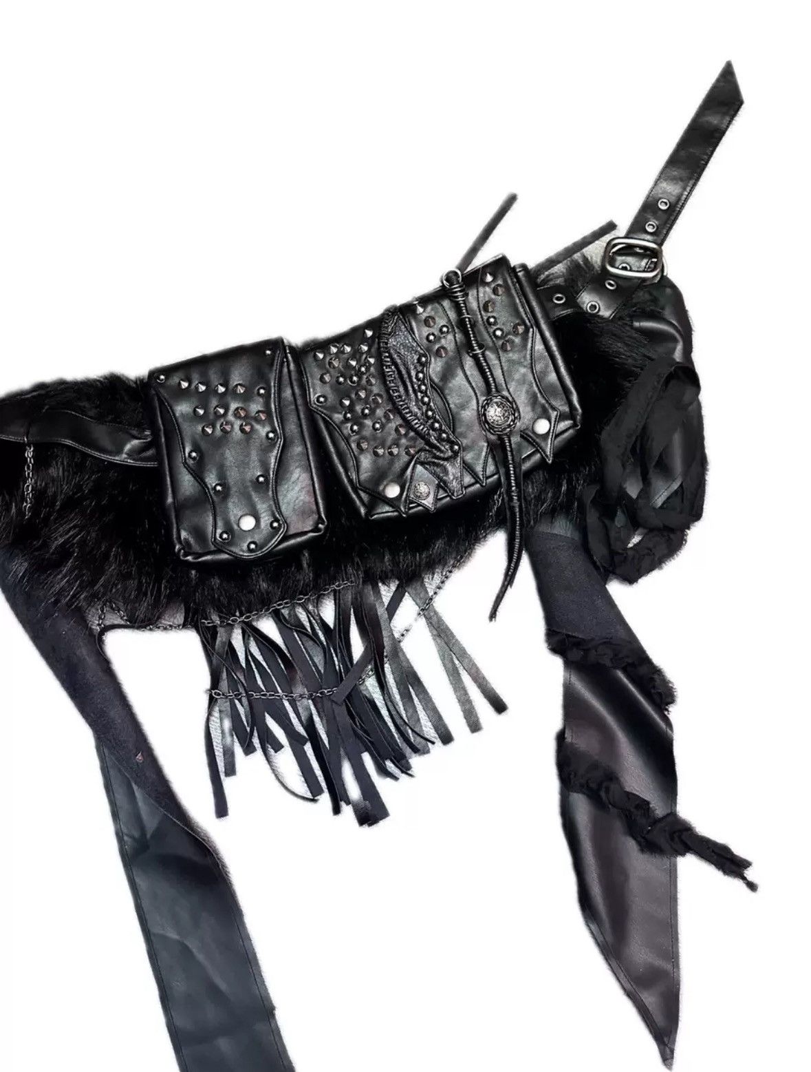 waste leather archive 00s vkei bag wing バッグ