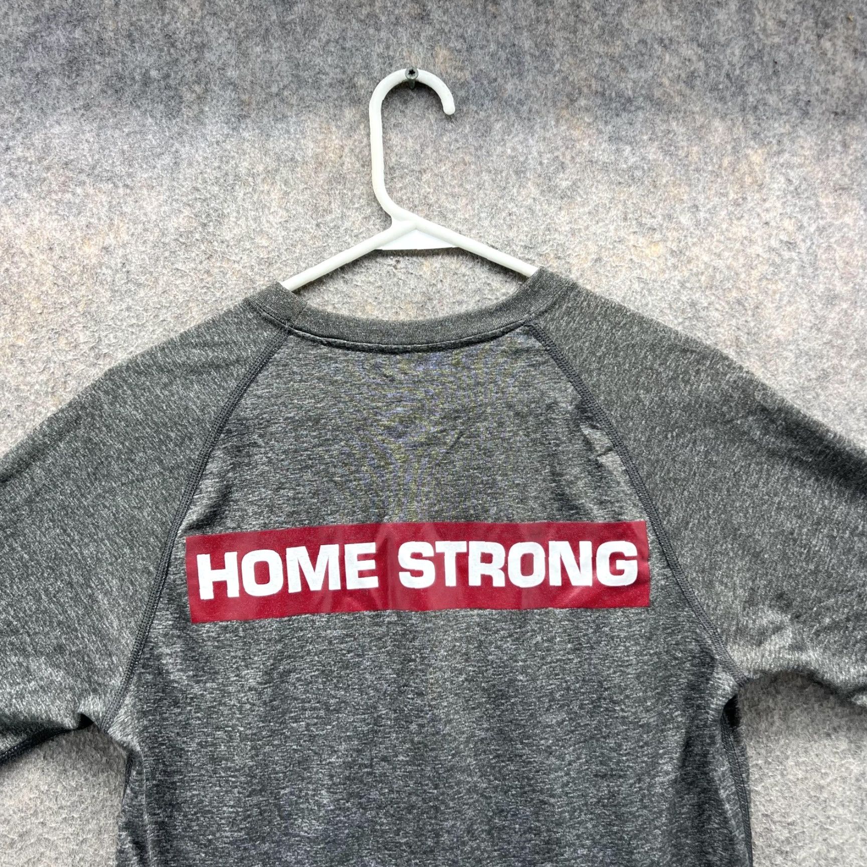 Adidas Adidas Shirt Men Small Heather Gray Crewneck Miami Heat Home Strong Ultimate Tee Size US S / EU 44-46 / 1 - 3 Thumbnail