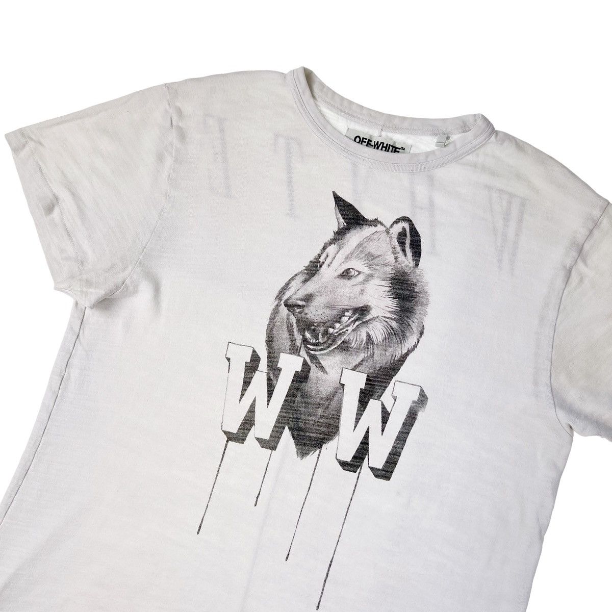 Off-White Off-White Othelo’s Wolf T Shirt Size US L / EU 52-54 / 3 - 1 Thumbnail