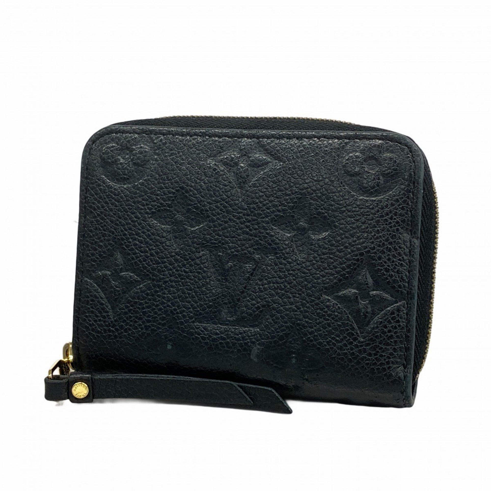 Louis Vuitton Wallets & Coin Cases Monogram Empreinte Zippy Purse M60574 Noir Ladies, Women's