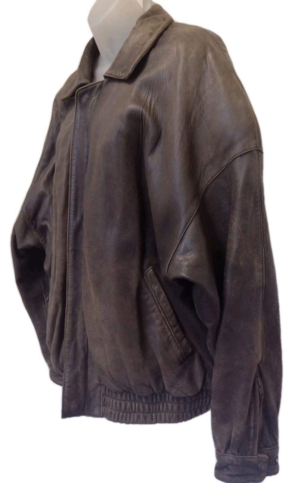 Beauty Beast 80s Luis Alvear Lamb Leather Bomber L Korea Soft Patina Size US L / EU 52-54 / 3 - 5 Thumbnail