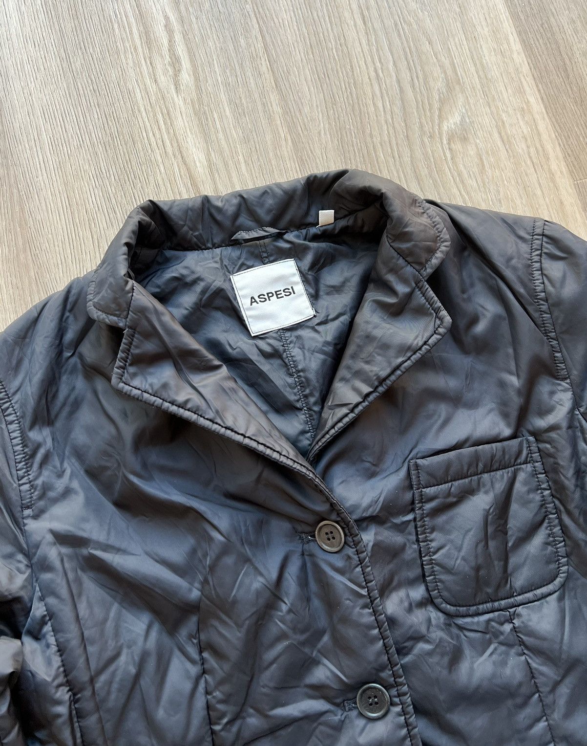 Aspesi Aspesi Dark Blue Nylon Light Jacket Size M / US 6-8 / IT 42-44 - 4 Thumbnail
